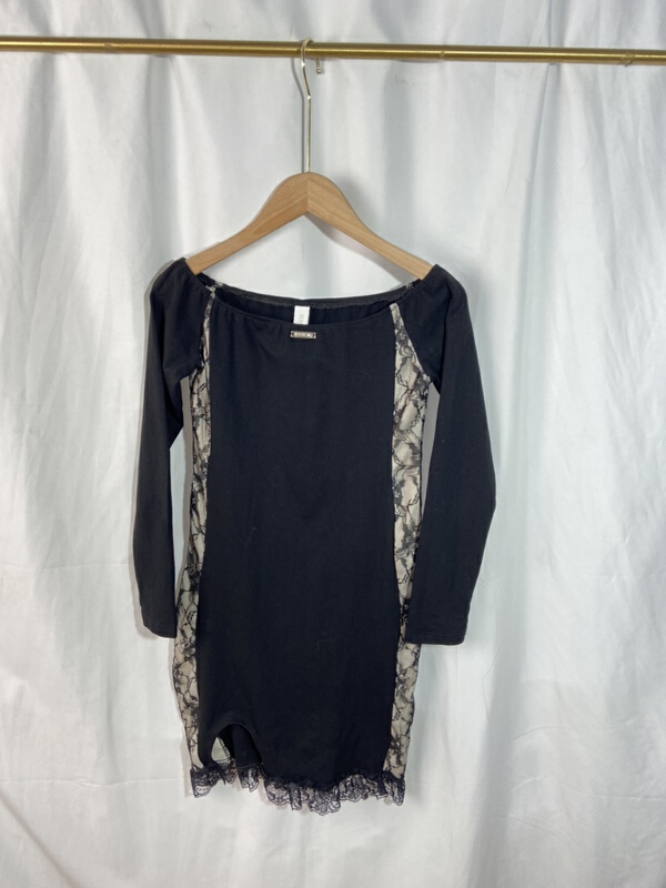 New in early summer! [Yi show shop] stitching design retro dress 974# Cl