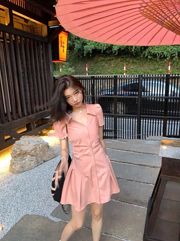 [MS studio] pleated design aging dress 183# PCZ