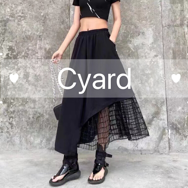 [cyard] versatile personalized lace panel skirt 10201\l