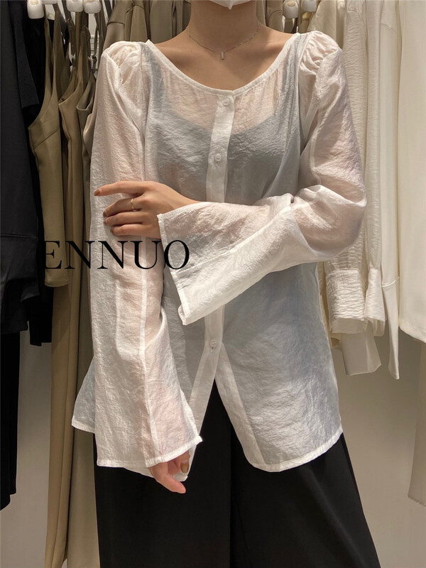 [ennuo] fashionable Korean shirt 1268# L