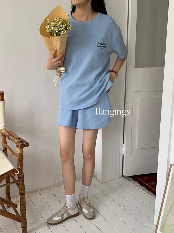 goods in stock! New in early summer! [bangings] Korean simple solid color casual shorts 21saw0107# CLS