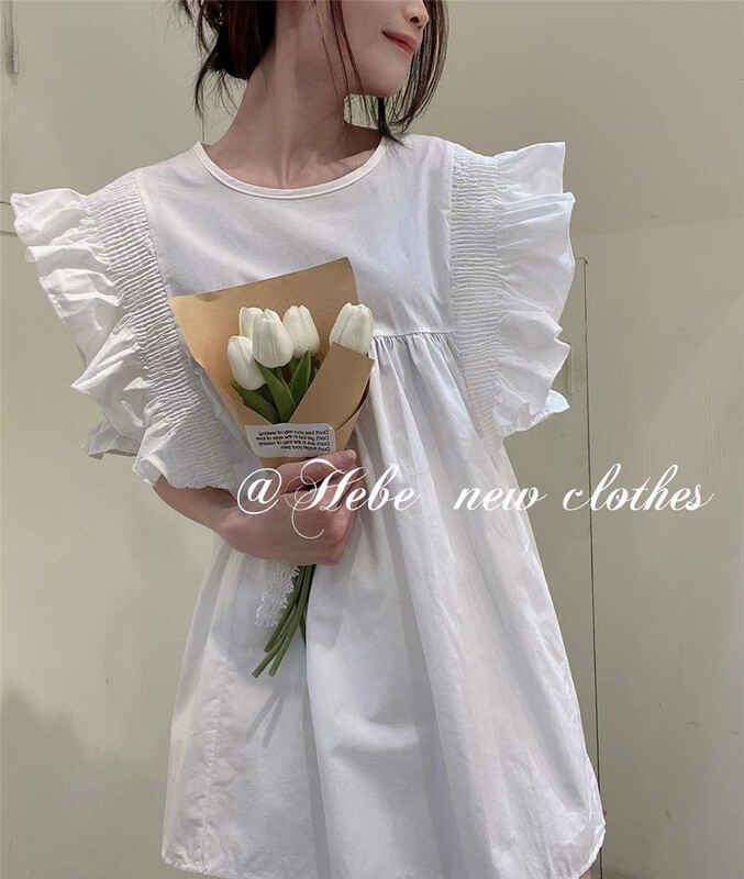 New in early summer! [Hebe] lady ruffled doll blouse 9026# XYJ