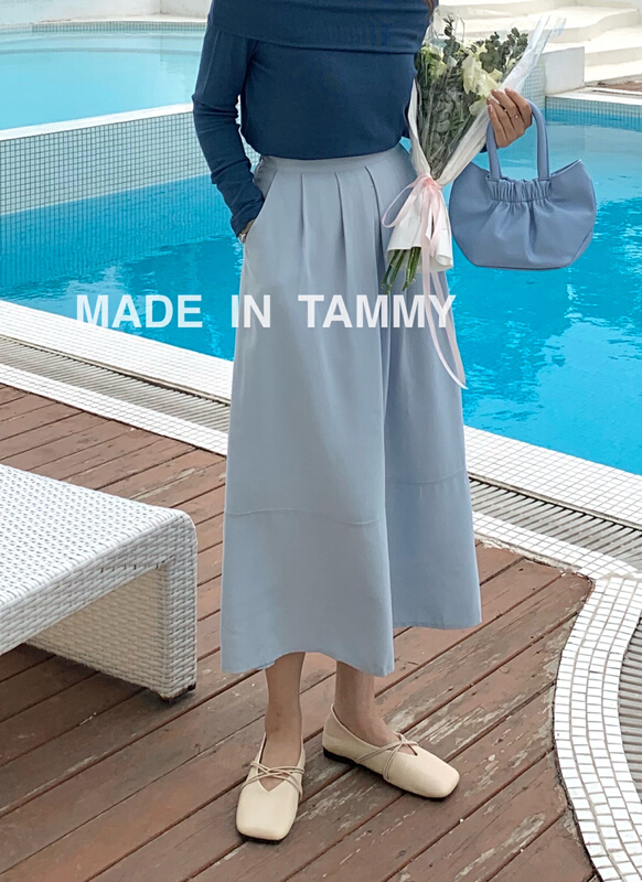 [Tammy] copper ammonia umbrella skirt simple urban commuter skirt 82522# L