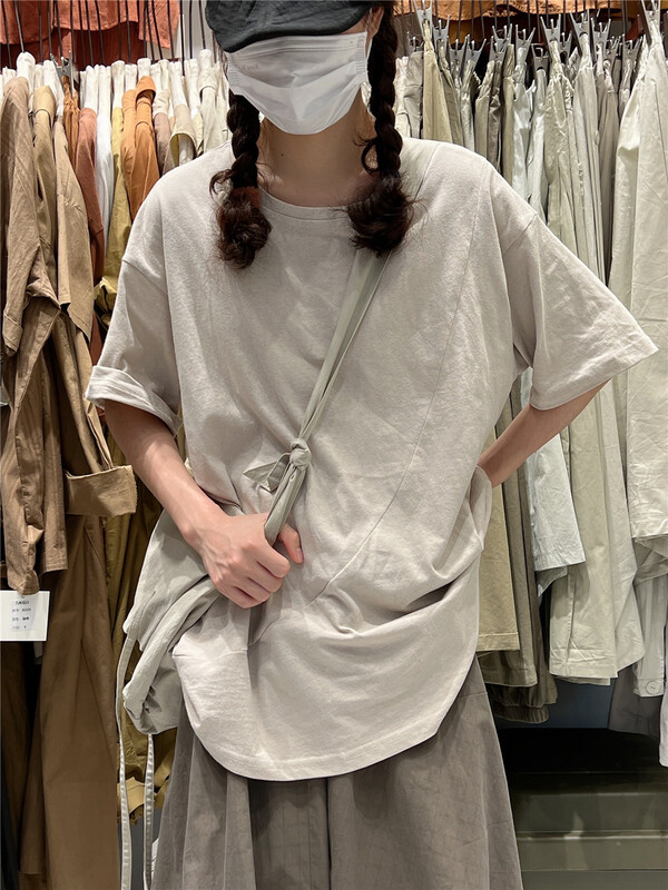 [several cloth see Sichuan] Korean round neck comfortable short sleeve T-shirt 822192\l