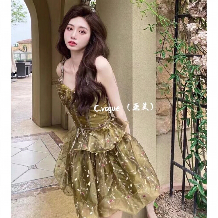 【C.VOGUE】法式復古赫本風連衣裙  88960#  PCZ