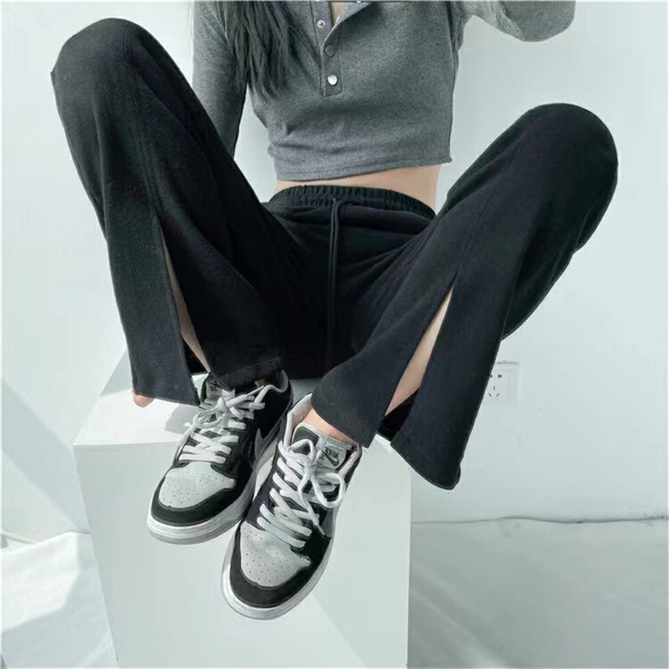 New year in early spring! [yipinjia] Korean casual pants with split design ys1-8851\wtt