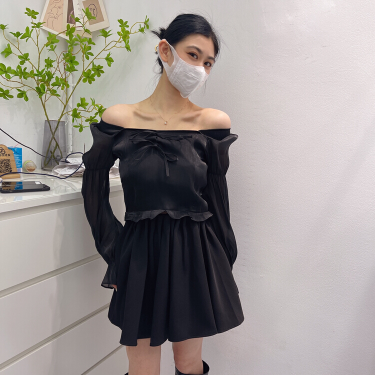 New year in early spring! [LML] Korean fashion simple and versatile skirt m8383# ozq
