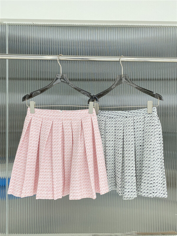 [AA studio] Xiaoxiang wind pressure pleated sweet skirt ys2-9056# jhy