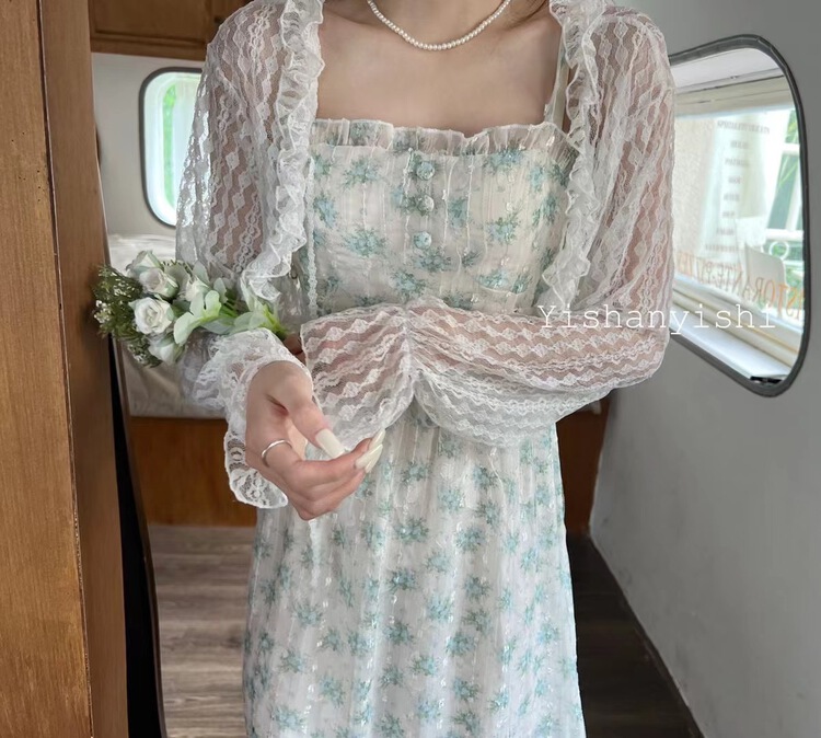 [clothing world] Korean lady lace sunscreen shirt 213# hjy