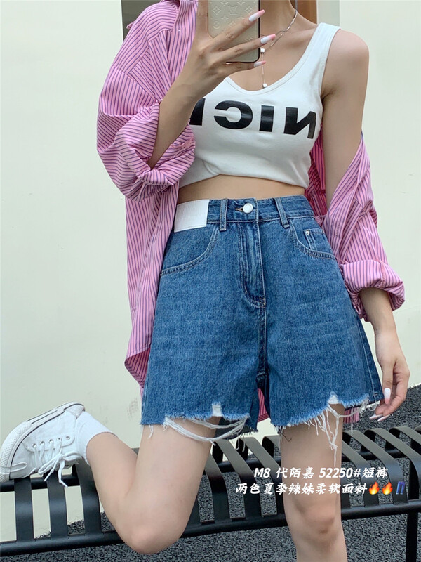 [M8 denim] fashionable, foreign and thin denim shorts s52250# LSL