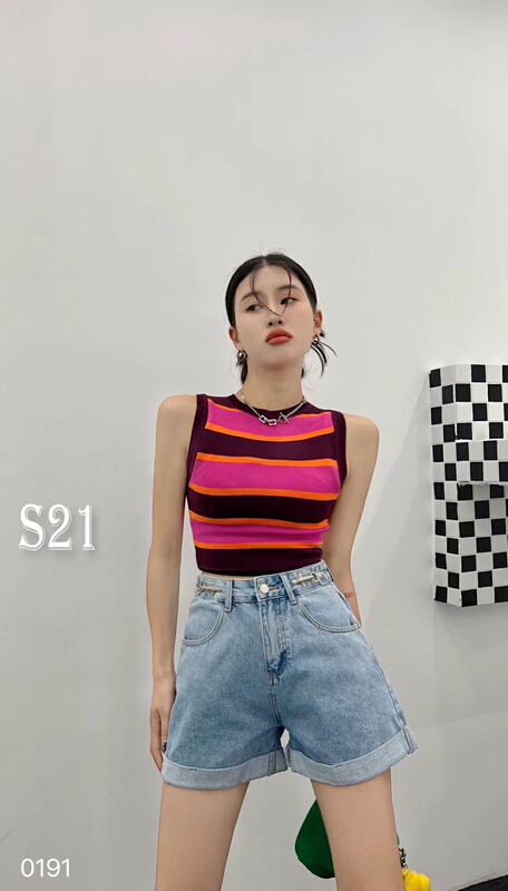 New year in early spring! [CC] high waist slim loose denim shorts 0191# XYJ