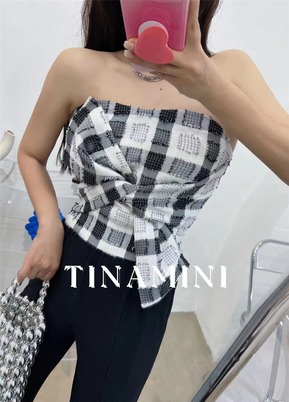 [Tina Mini] bra small sexy retro little woman vest / sling m6733# hjy