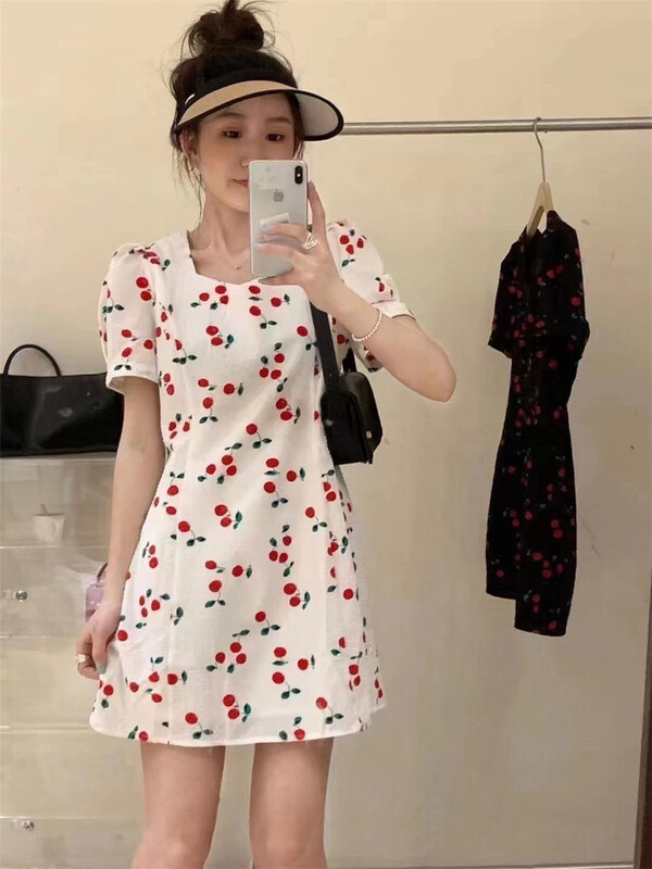 [Yunsheng] Korean sweet cherry dress 6756# L