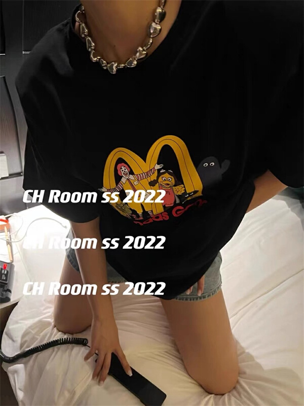 goods in stock! New in early summer! [Naikan Nik] Korean versatile loose cartoon short sleeve T-shirt 9512# lwy
