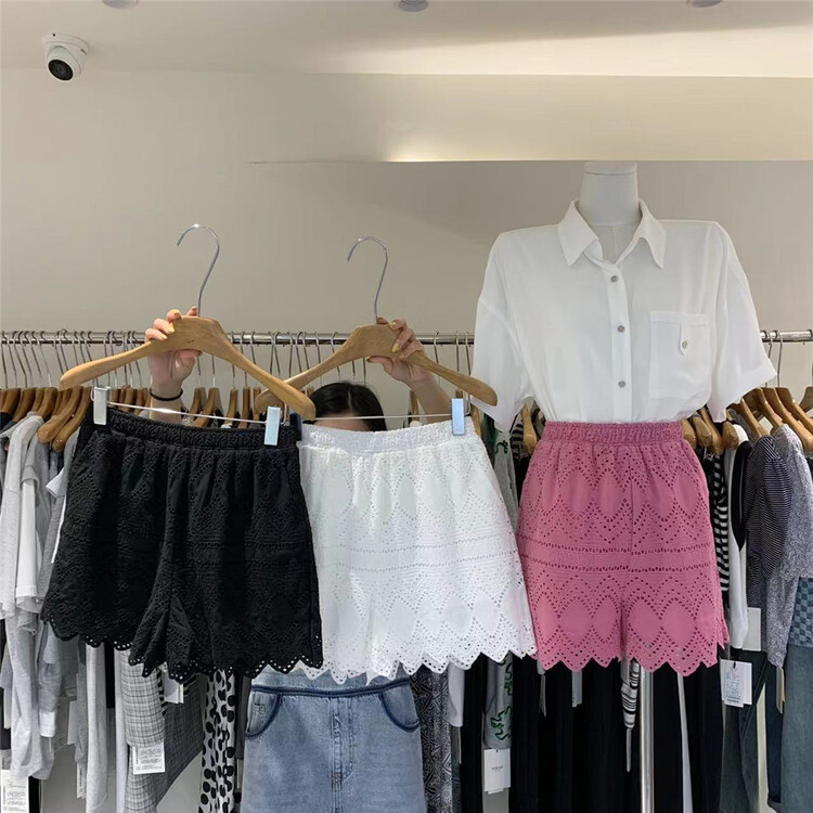 [Boran · Boran] lace sweet basic versatile casual shorts 22bb7190# LSW