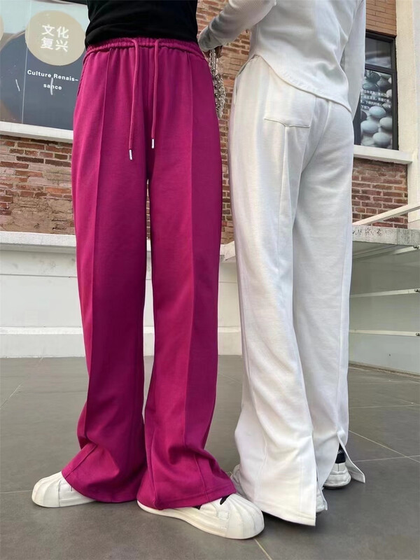[al] Korean solid color versatile casual pants 9015# lwy