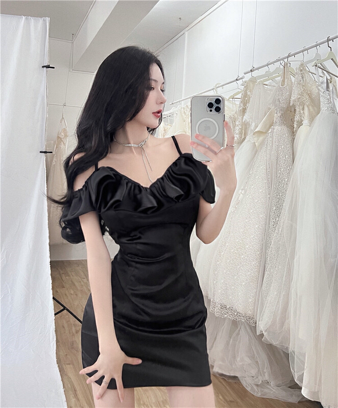 [X.C] fashion celebrity style suspender dress 617# WPL