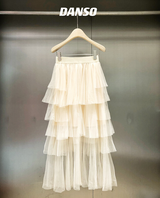 [DS] sweet and versatile mesh skirt 64020d# XYJ