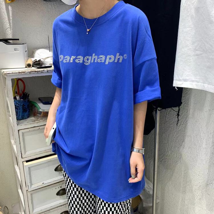 New year in early spring! 【8】 Versatile letter round neck Pullover short sleeve T-shirt 9366# XYY