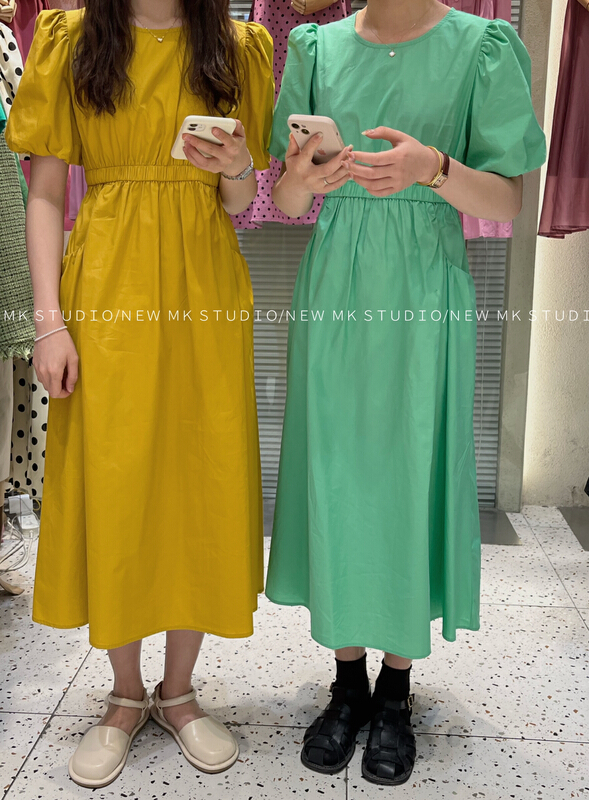 New in early summer! [MK] loose, simple and versatile dress 3218# hjy