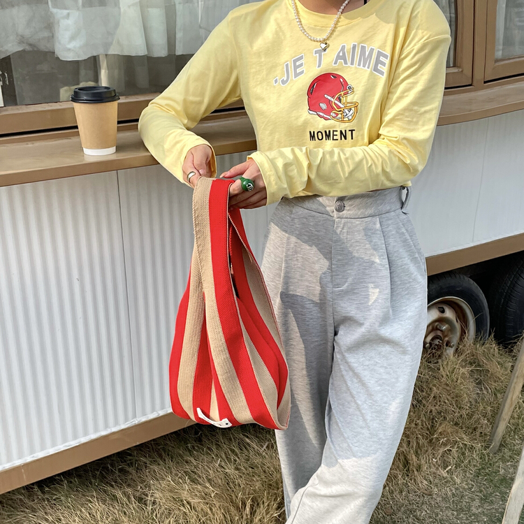 New year in early spring! [luuki] hat print Korean long sleeve T-shirt ys1-13033# ozq