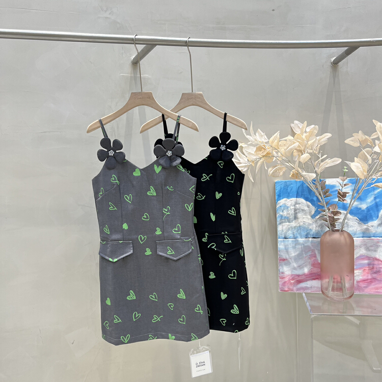 New year in early spring! [o.shazidian] fashion slim suspender dress 1321# CSX