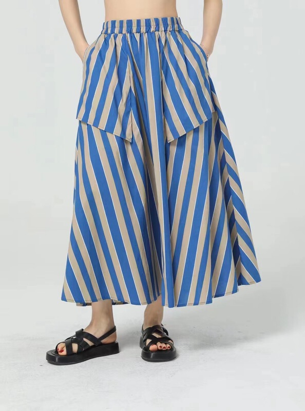 [cyard] elastic waist comfortable Korean skirt 85086# L