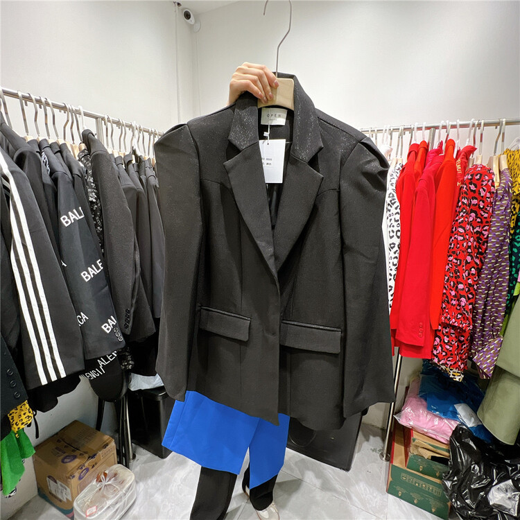 New year in early spring! [open] Solid Color Bubble Sleeve suit 8666# XYJ