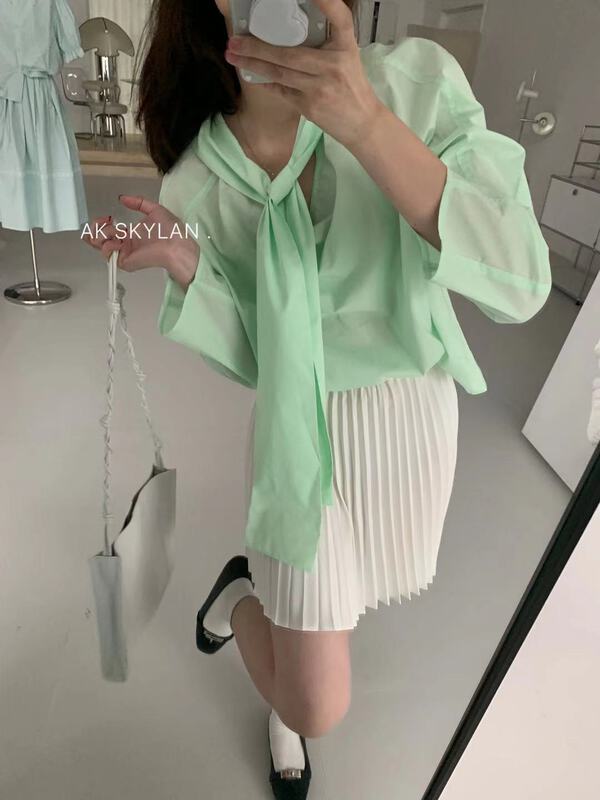 goods in stock! [A.K skylan] strap fashion niche shirt 82561# zxl