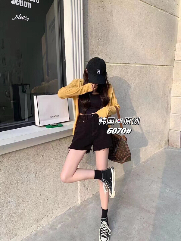 [hgyc fairy tale princess] be careful with the machine lace version a denim shorts s6070# JJ