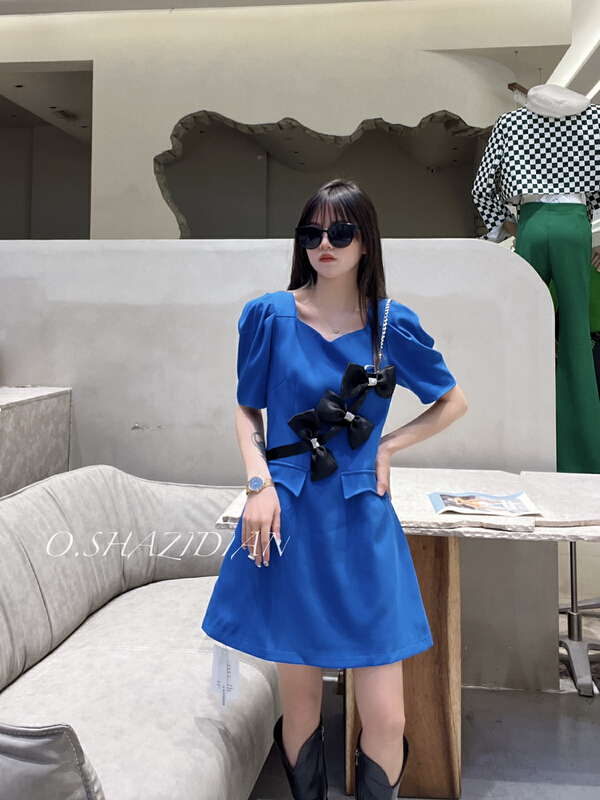 New year in early spring! [o.shazidian] simple fashion slim dress (with chain and detachable) 1369# CSX