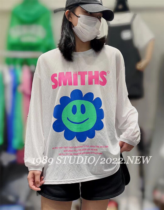 [1989] pattern printed comfortable sunscreen shirt 9062# L