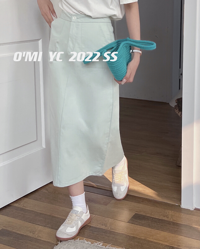 Original price 42.86! [O MI] Korean casual versatile A-line skirt ys2-5607# HBx