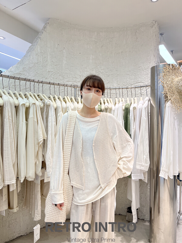 New in early summer! [Rin] simple and loose solid color medium long sleeve T-shirt r21101# cqw