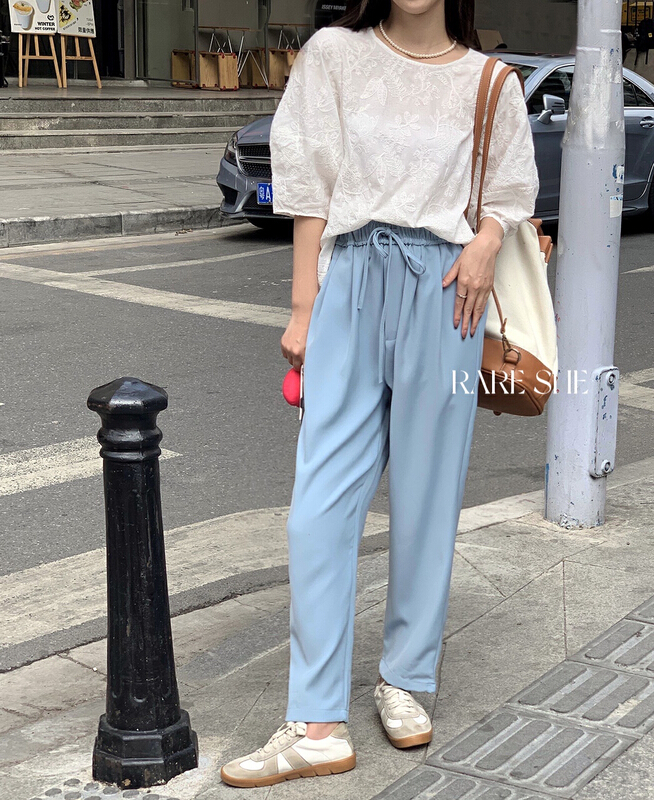 [rare she] Korean loose casual pants 5161# LSW