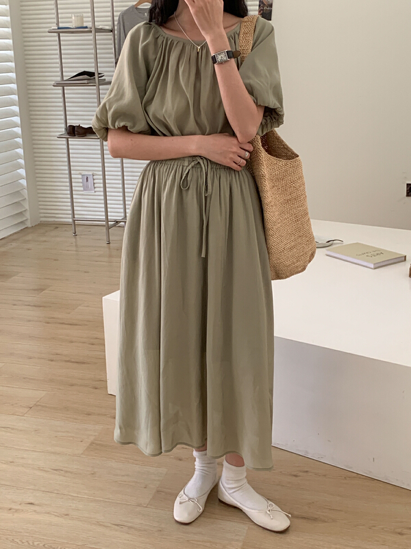 [Tn] Korean versatile slim skirt q5194# cqw