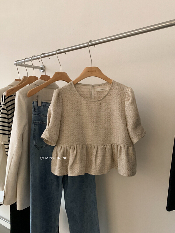 New in early summer! [Imiss] small fragrance style fashion shirt cx3312# LSW