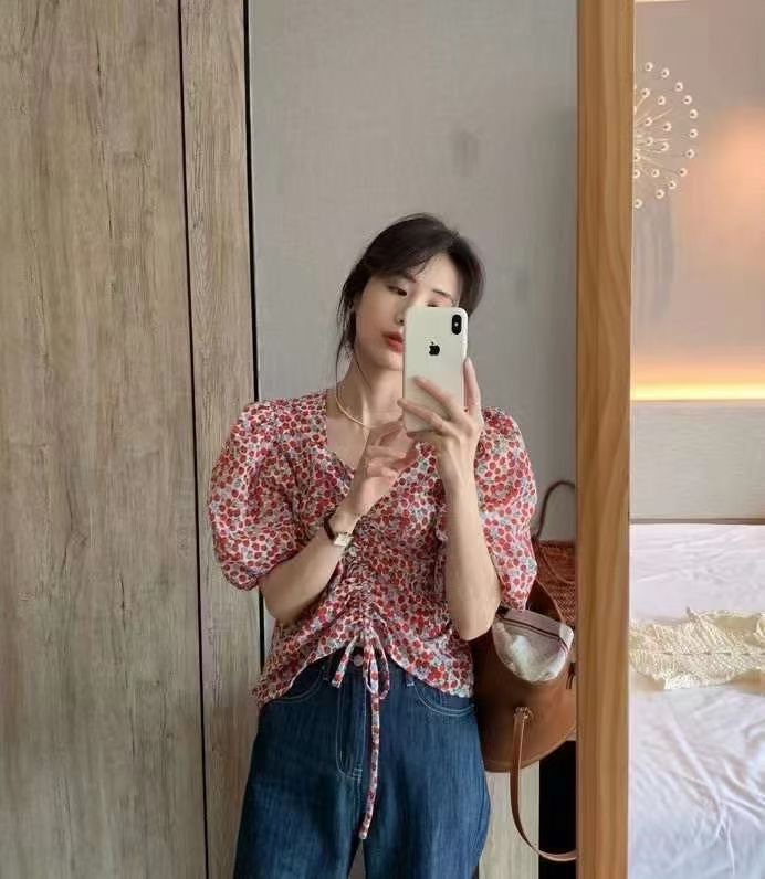 [ya. Mei] slim and comfortable Korean style shirt 6936-1# ll