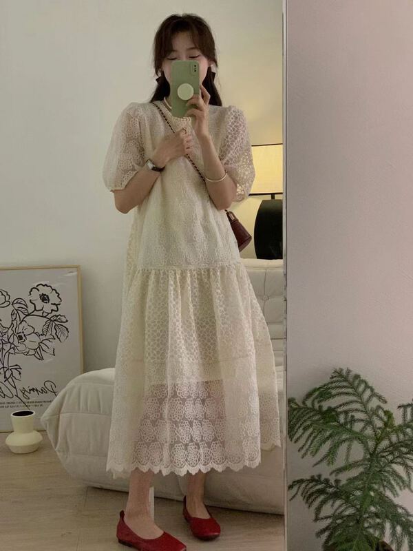 goods in stock! New in early summer! [RS] Lace Crochet Dress rs1569# XYY