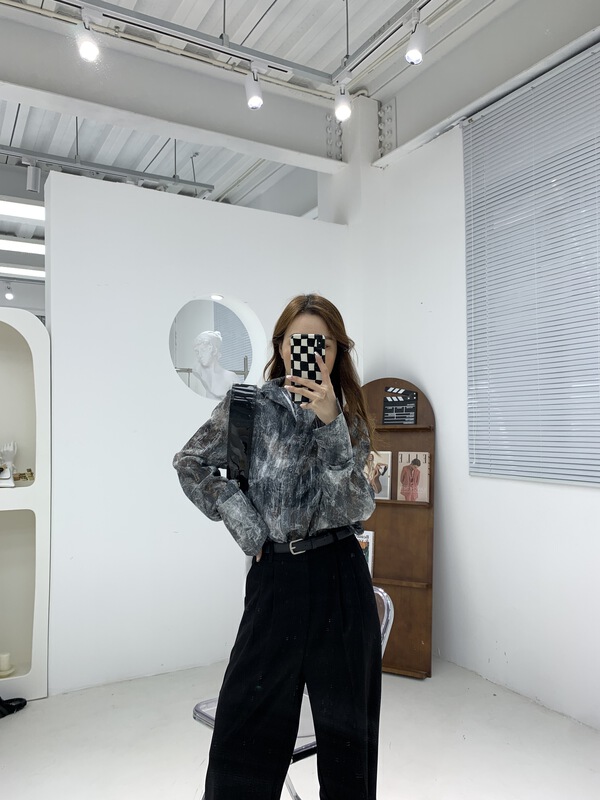 goods in stock! Cxdhh / new in early spring! [strict selection - planting grass and growing trees] Korean versatile ins shirt ys1-xc1-c20016# HLL