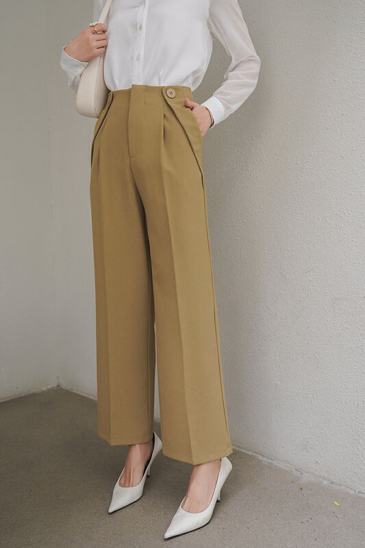 goods in stock! New year in early spring! [Qifan] Korean version straight slim fitting trousers 8668# JJ