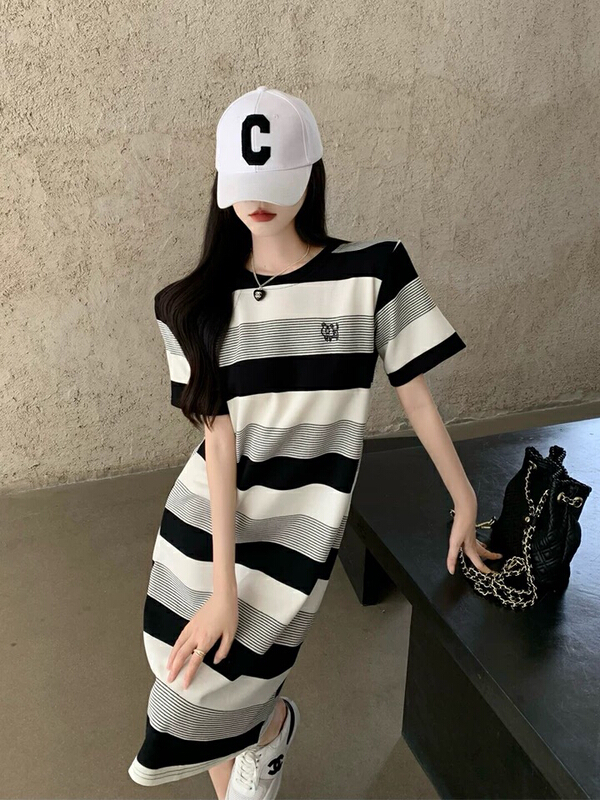 [S.J] tiger embroidery Korean dress ys6866# LSW