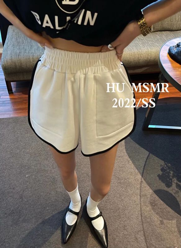 [Hu] side strip versatile fashion casual shorts 6813# zyh