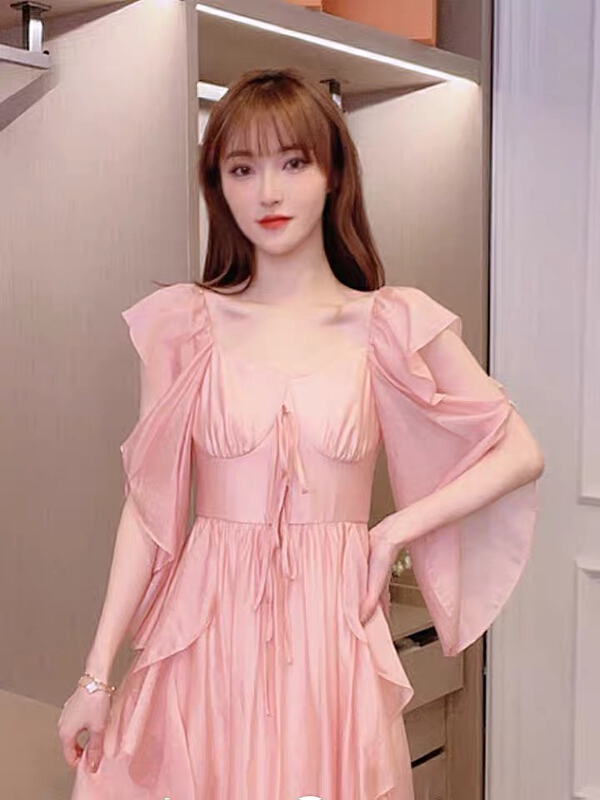 [L.L studio] French waistband dress 7519# PCZ