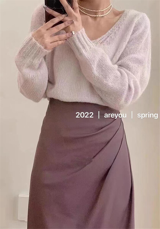 New year in early spring! [are you] V-neck fashion Korean sweater ys3-811# ll