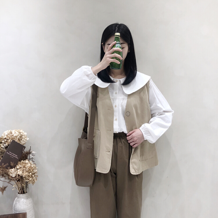 New year in early spring! [I look] Korean version of simple and versatile vest wt32013# ZSY