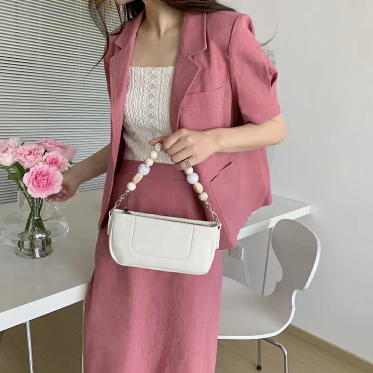 [Mi he] Korean minority design pearl portable sweet temperament messenger bag 9089# lwy