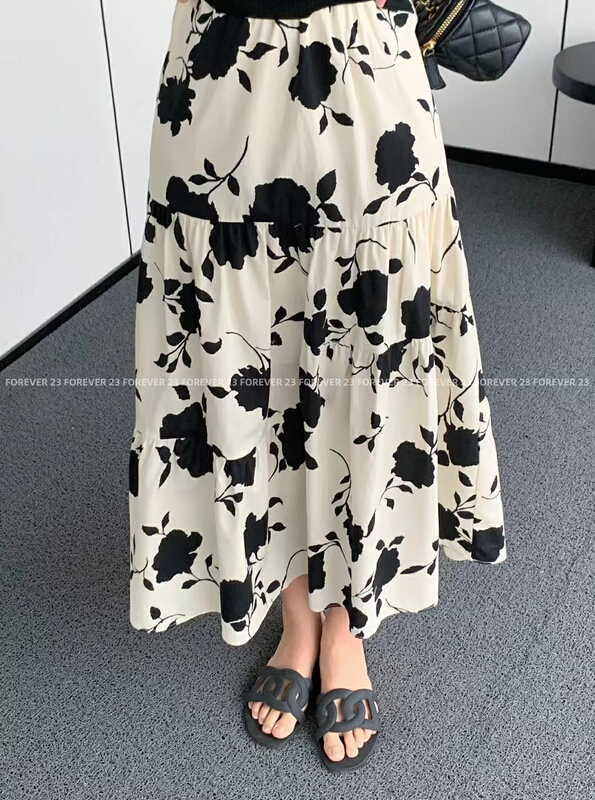 [forever23] Korean ink painting temperament skirt 739# hjy
