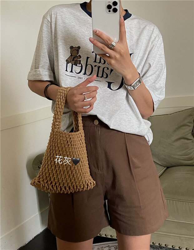 [Wo / men] letter print loose short sleeve T-shirt 2862# zxl
