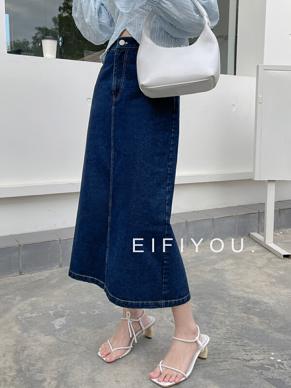 New year in early spring! [EI fi you] versatile slim simple skirt 1959# LSL